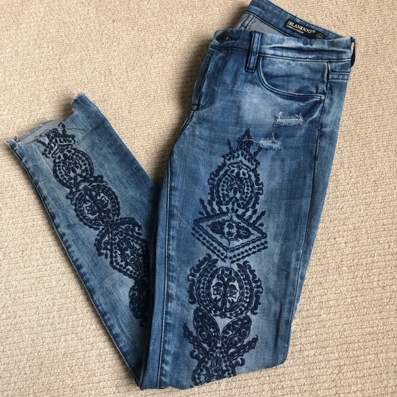 Blank NYC Denim - 💮 Blank NYC 💮 embroidered jeans
